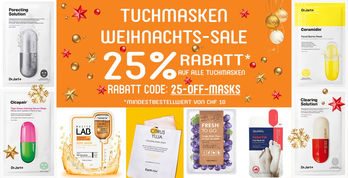 Tuchmasken Weihnachts-Sale