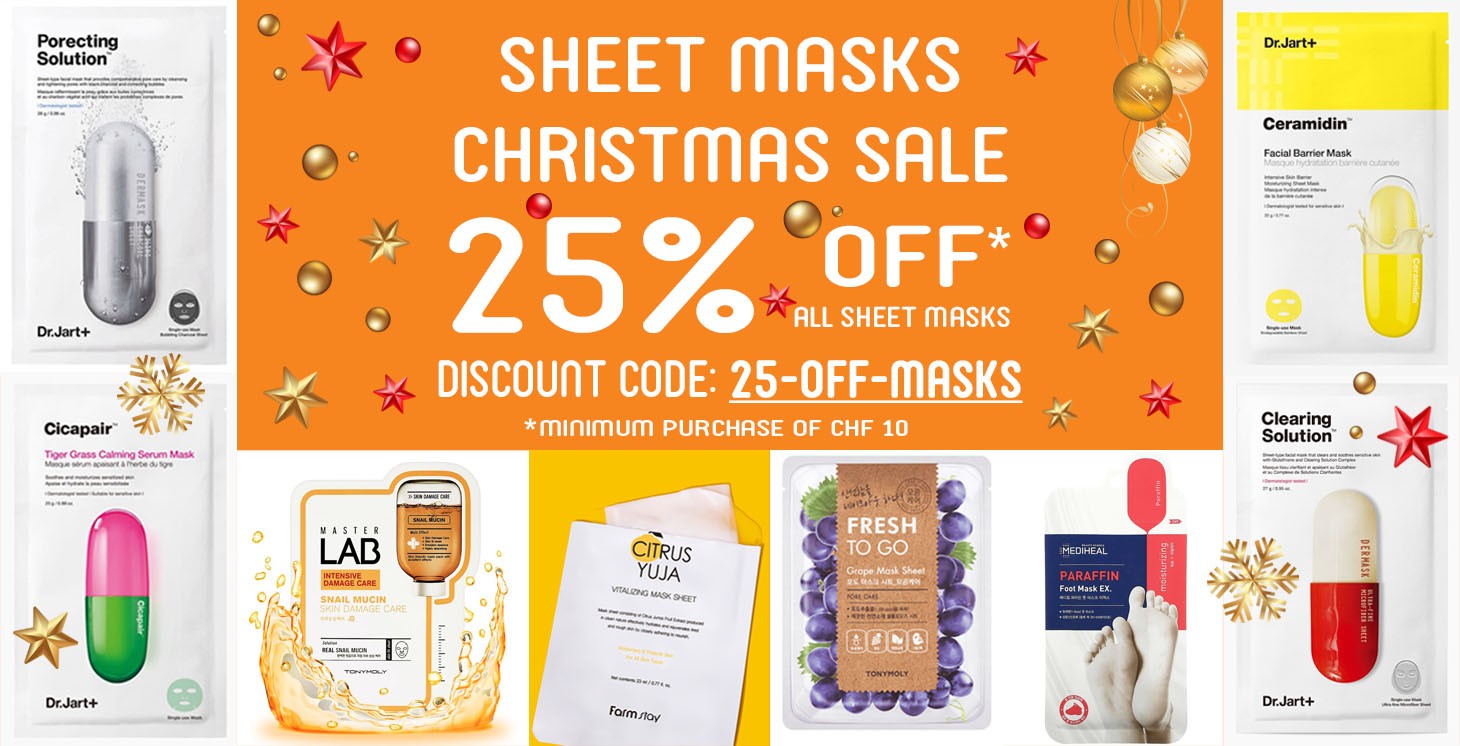 Christmas Sale Sheet Masks